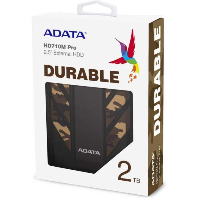 Внешний жесткий диск ADATA DashDrive Durable HD710M Pro 2 TB Camouflage (AHD710MP-2TU31-CCF)