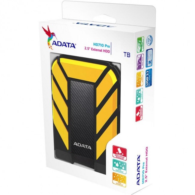 Внешний жесткий диск ADATA DashDrive Durable HD710 Pro 2 TB (AHD710P-2TU31-CYL)