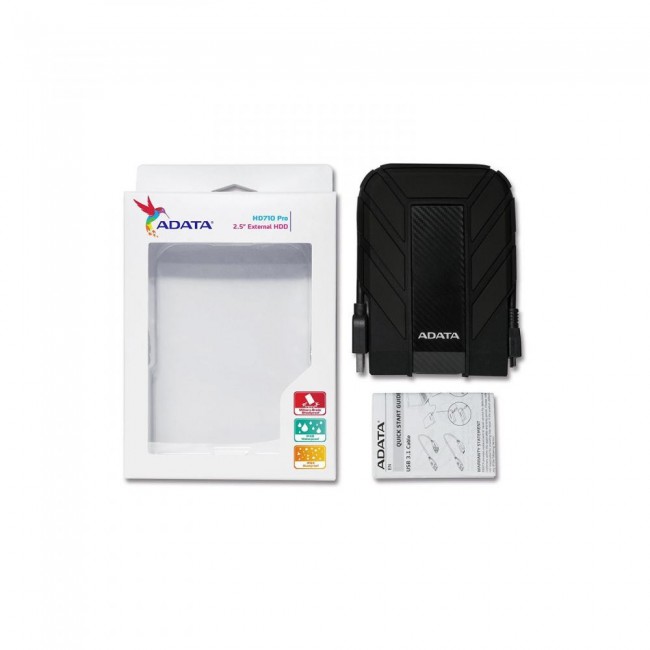 Внешний жесткий диск ADATA DashDrive Durable HD710 Pro 2 TB (AHD710P-2TU31-CBK)