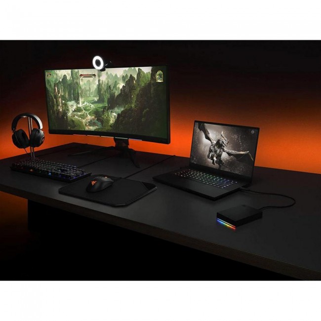 Внешний жесткий диск Seagate FireCuda Gaming Hard Drive 1 TB Black (STKL1000400)