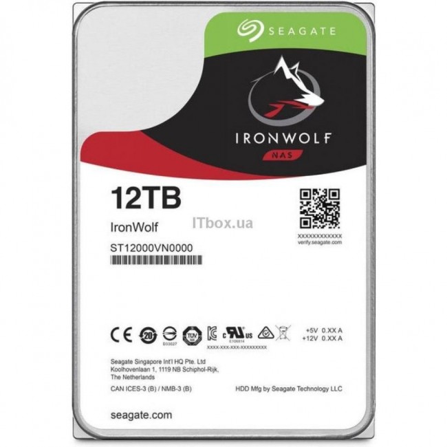 Seagate IronWolf 12 TB (ST12000VN0008)