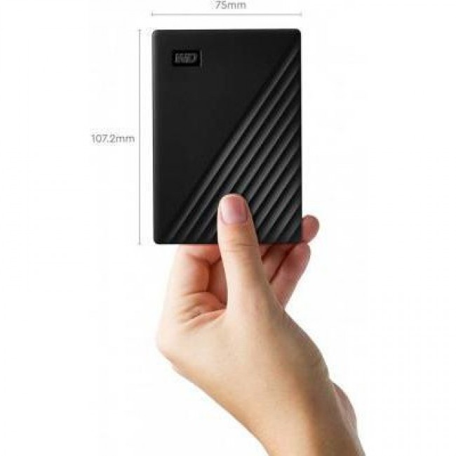 WD My Passport 5 TB Black (WDBPKJ0050BBK-WESN)