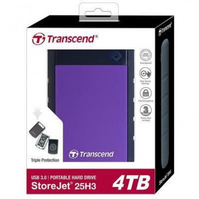 Внешний жесткий диск Transcend StoreJet 25H3 (TS4TSJ25H3P)