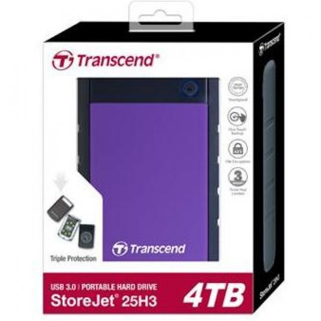 Внешний жесткий диск Transcend StoreJet 25H3 (TS4TSJ25H3P)