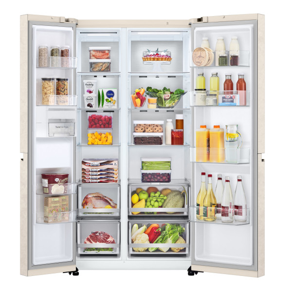 Холодильник с морозильной камерой LG GC-B257SEZV