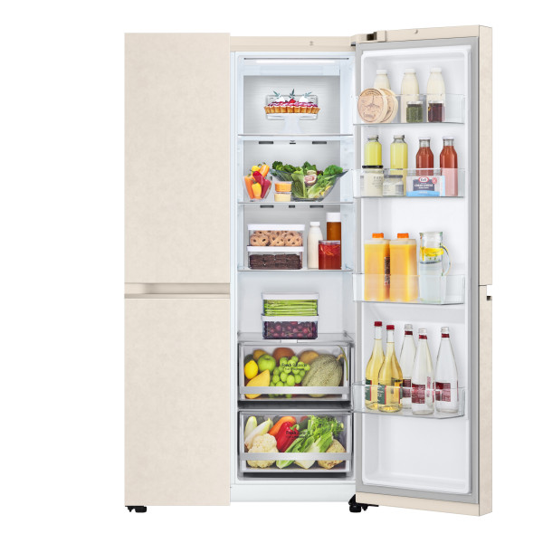 Холодильник с морозильной камерой LG GC-B257SEZV