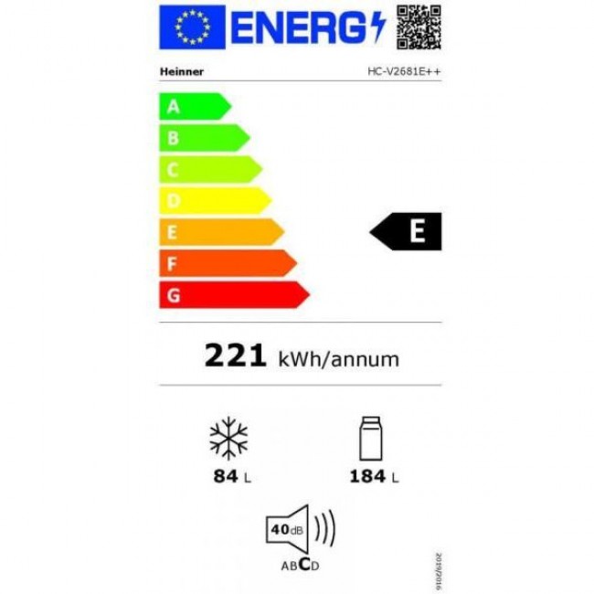 Холодильник HEINNER HC-V2681E++