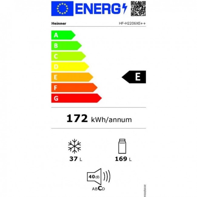 Холодильник HEINNER HF-H2206XE++