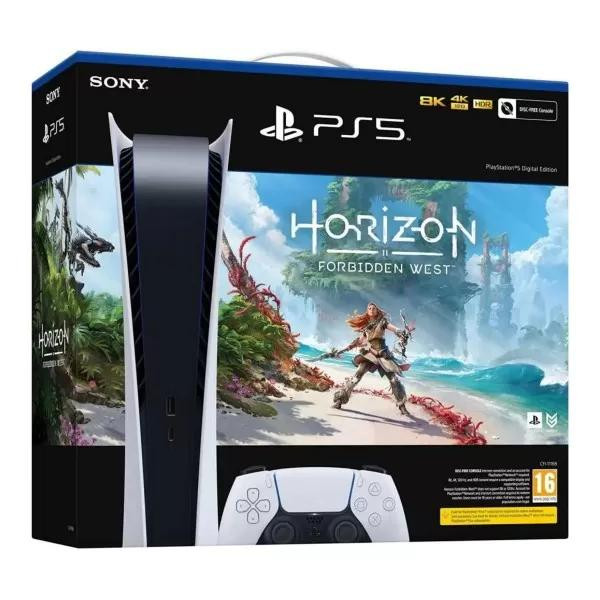 Стационарная игровая приставка Sony PlayStation 5 Digital Edition 825 GB Horizon Forbidden West Bundle