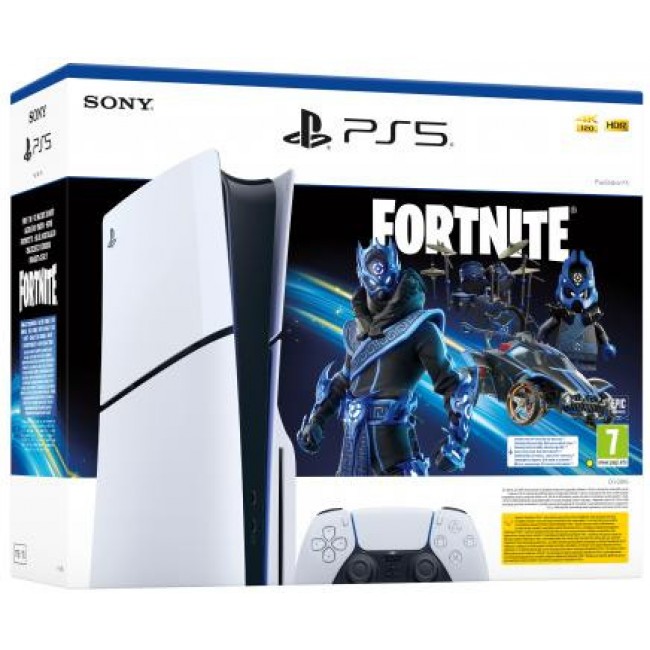 Sony PlayStation 5 Slim 1TB Fortnite Cobalt Star Bundle (1000045165)