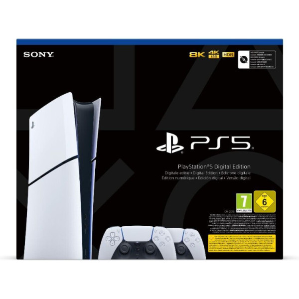 Стационарная игровая приставка Sony PlayStation 5 Slim Digital Edition 1TB + DualSense Wireless Controller (1000042065)