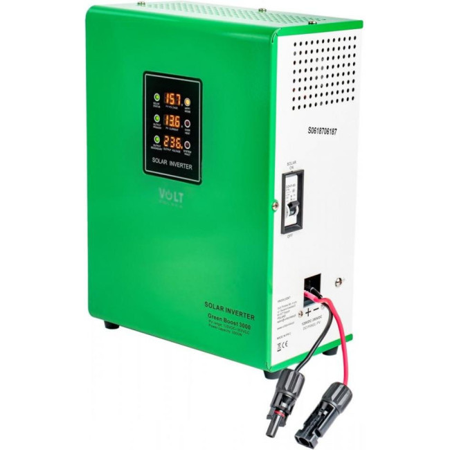 Інвертор з MPPT-контролером Volt Polska GREEN BOOST MPPT 3000 (3SR3000001)