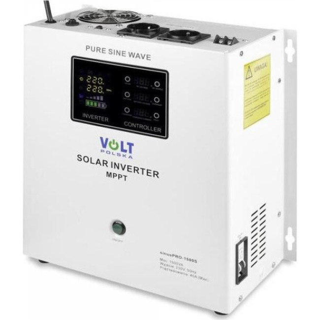 Инвертор с чистой синусоидой Volt Polska SINUS PRO 1500S (3SPS150012)