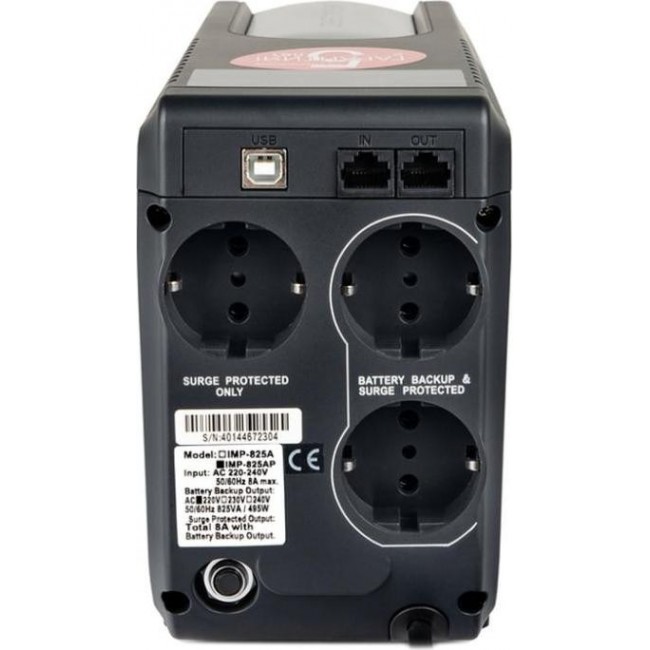Powercom IMP-825AP Schuko