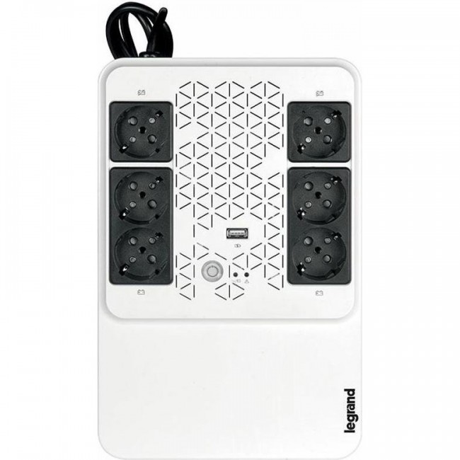 Источник бесперебойного питания Legrand KEOR MULTIPLUG 600ВА/360Вт, 4+2 хSchuko (310081)