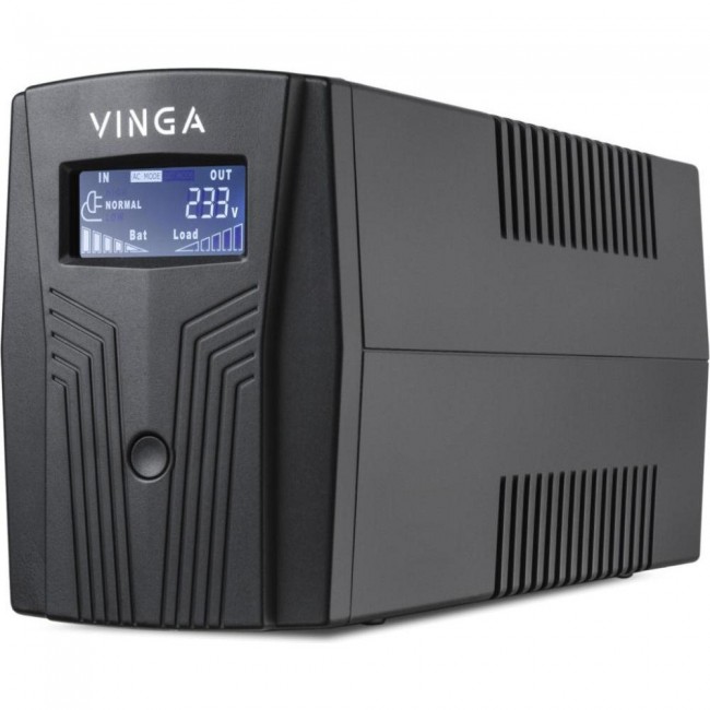 Vinga LCD 600VA USB plastic case (VPC-600PU)