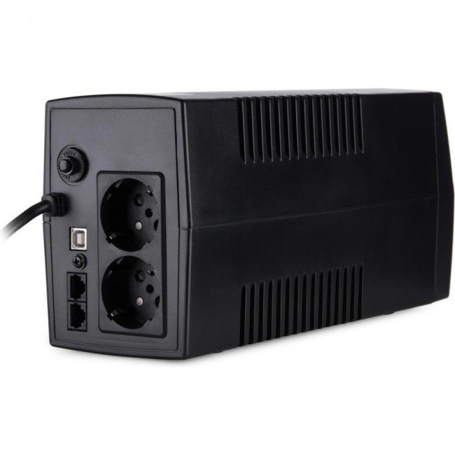 Vinga LCD 600VA USB plastic case (VPC-600PU)