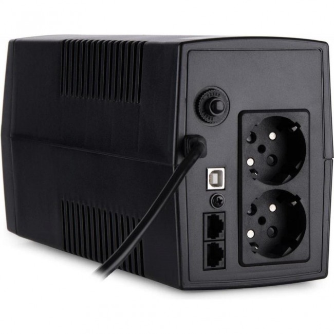 Vinga LCD 600VA USB plastic case (VPC-600PU)