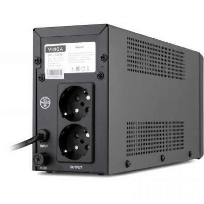 Vinga LCD 600VA metal case (VPC-600M)