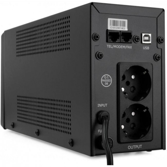 Vinga LCD 600VA metal case with USB (VPC-600MU)