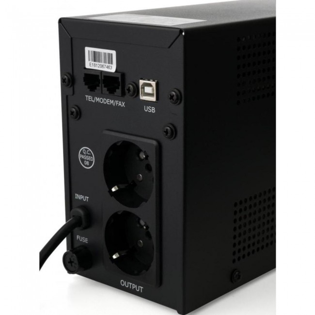 Vinga LCD 600VA metal case with USB (VPC-600MU)