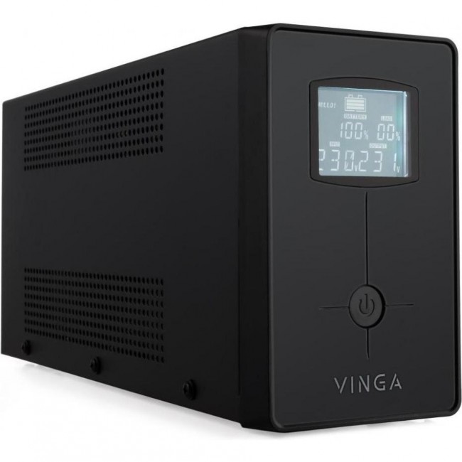 Vinga LCD 600VA metal case with USB (VPC-600MU)