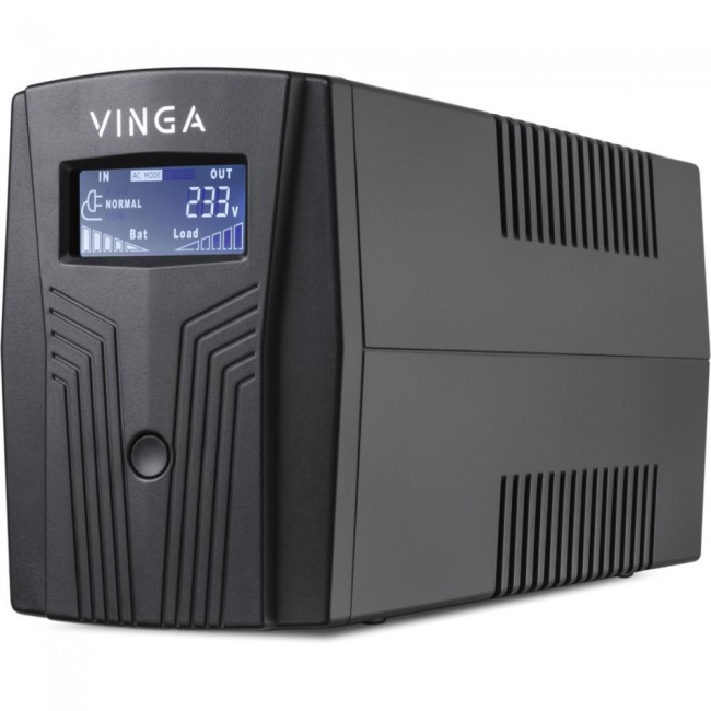 Vinga LCD 600VA plastic case (VPC-600P)
