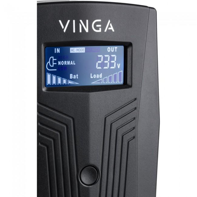 Vinga LCD 600VA plastic case (VPC-600P)