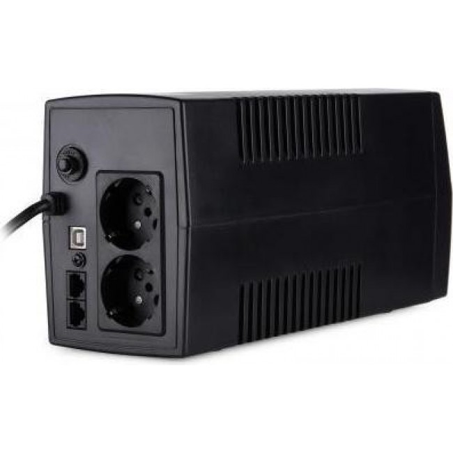 Vinga LCD 800VA USB plastic case (VPC-800PU)