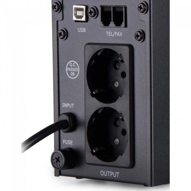Vinga LED 600VA metal case with USB (VPE-600MU)