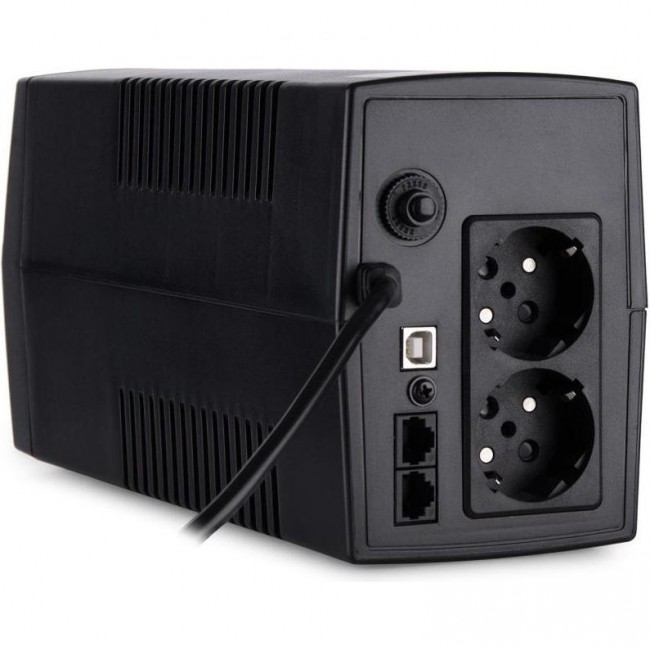 Vinga LED 600VA plastic case (VPE-600P)