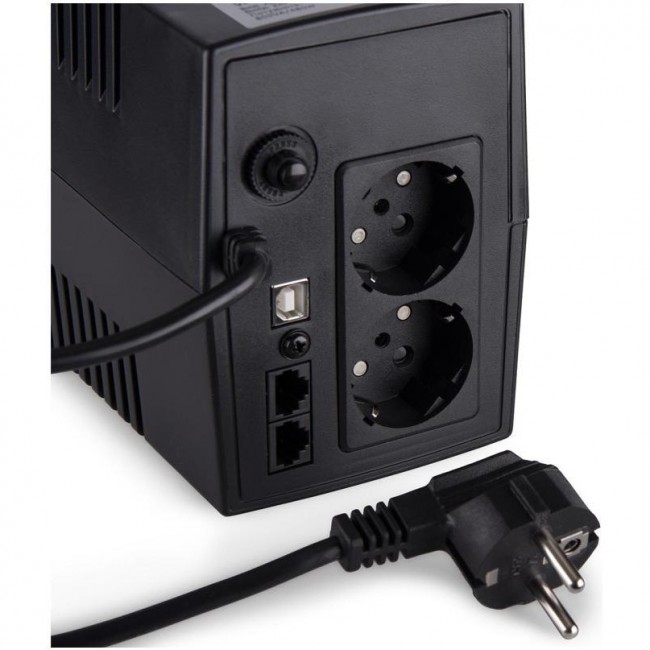 Vinga LED 600VA plastic case (VPE-600P)