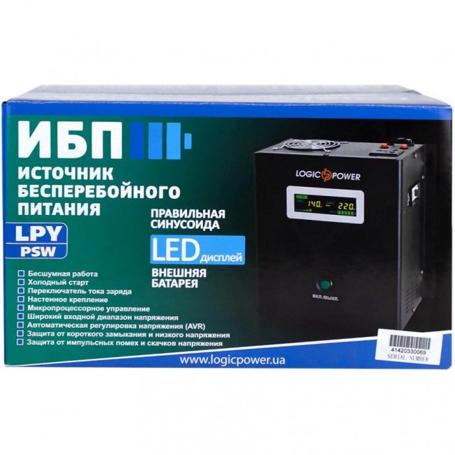 LogicPower LPY-W-PSW-500VA+ (4142)