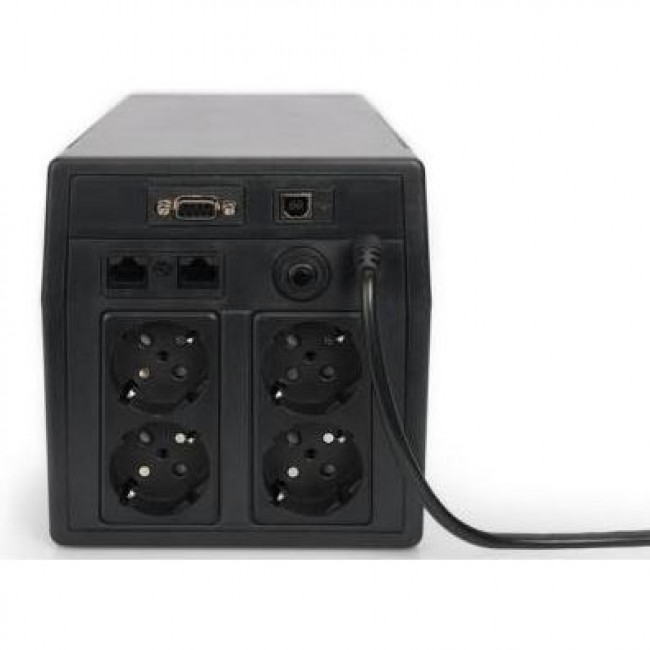 Источник бесперебойного питания Digitus Line-Interactive 1500VA/900W LCD 4xSchuko RJ45 RS232 USB (DN-170075)