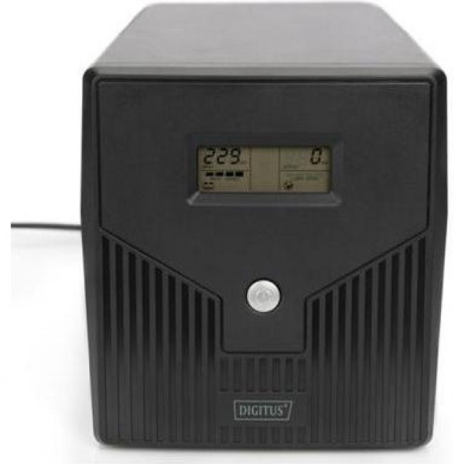 Источник бесперебойного питания Digitus Line-Interactive 1500VA/900W LCD 4xSchuko RJ45 RS232 USB (DN-170075)