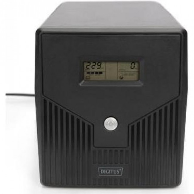 Источник бесперебойного питания Digitus Line-Interactive 1500VA/900W LCD 4xSchuko RJ45 RS232 USB (DN-170075)