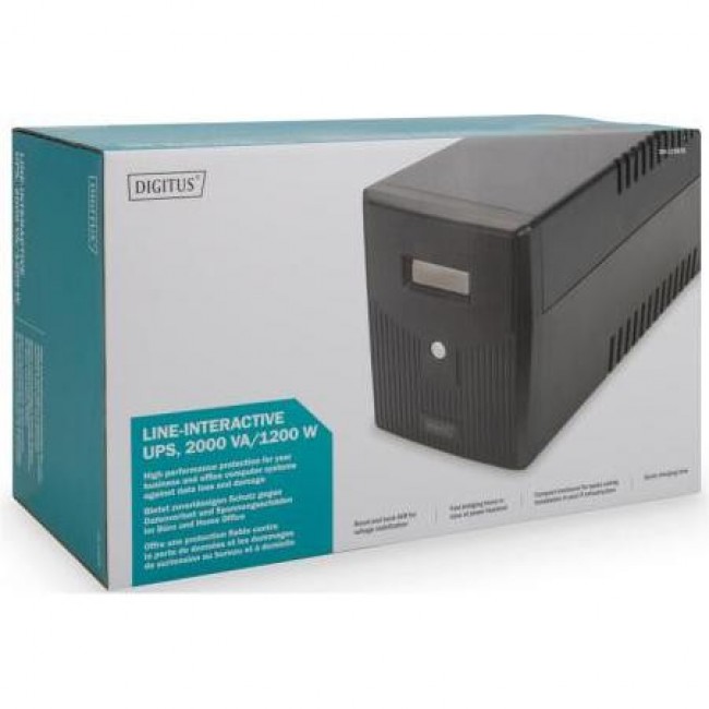 Digitus Line-Interactive 2000VA/1200W LCD 4xSchuko RJ45 RS232 USB (DN-170076)