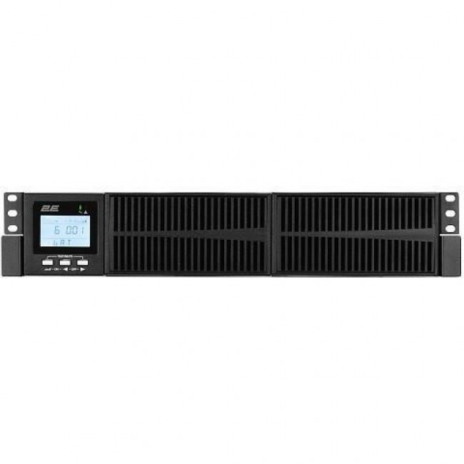 Источник бесперебойного питания 2E OD2000RT, 2000VA/1800W, RT2U, LCD, USB, 4xSchuko (2E-OD2000RT)