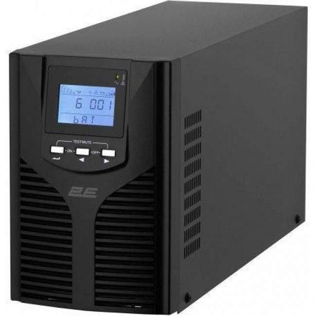 Источник бесперебойного питания 2E OD2000, 2000VA/1800W, LCD, USB, USB, 2xSchuko (2E-OD2000)