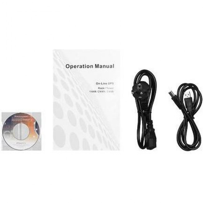 2E OD3000RT, 3000VA/2700W, RT2U, LCD, USB, 4xSchuko (2E-OD3000RT)