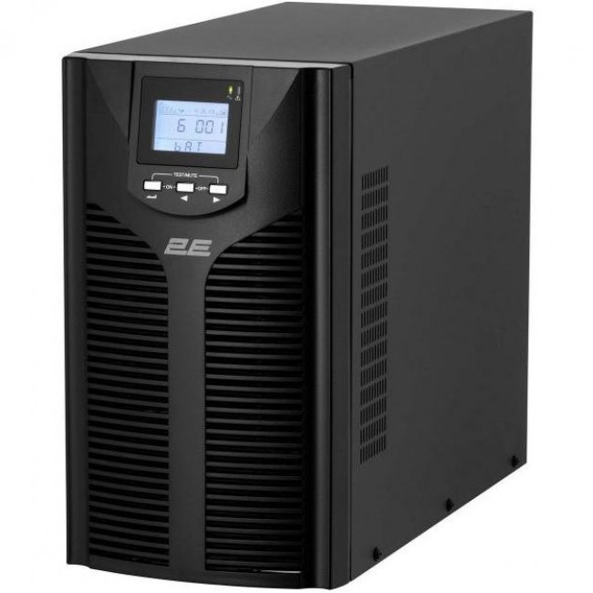 Источник бесперебойного питания 2E OD3000, 3000VA/2700W, LCD, USB, USB, 3xSchuko (2E-OD3000)