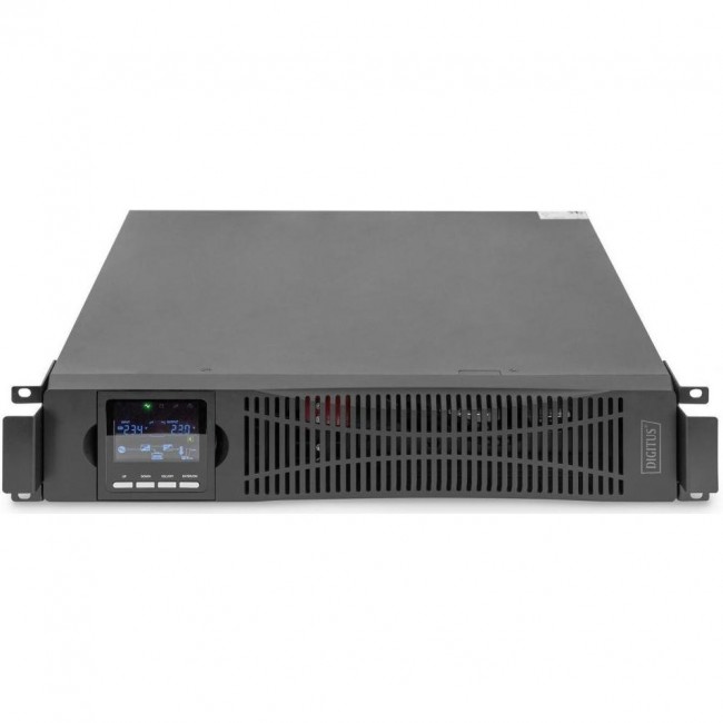 Digitus OnLine, 1000VA/1000W, LCD, 8xC13, RJ45, RS232, USB, Rack/Tower (DN-170093)
