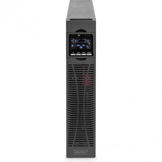 Digitus OnLine, 1000VA/1000W, LCD, 8xC13, RJ45, RS232, USB, Rack/Tower (DN-170093)