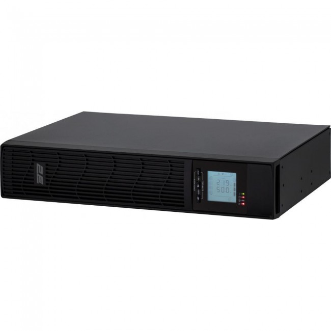 Источник бесперебойного питания 2E PS1000RT, 1000VA/800W, RT2U, LCD, USB, 3xC13 (2E-PS1000RT)