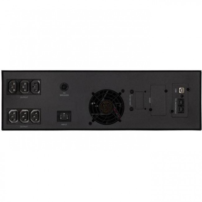 Источник бесперебойного питания 2E PS1500RT, 1500VA/1200W, RT3U, LCD, USB, 6xC13 (2E-PS1500RT)