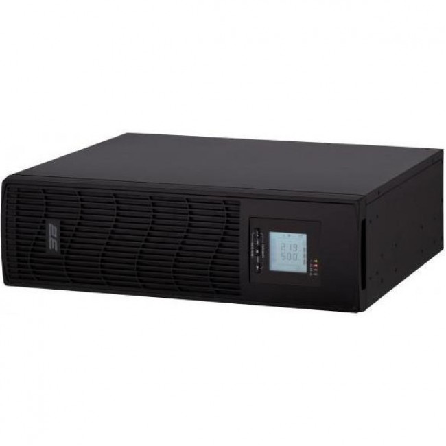 Источник бесперебойного питания 2E PS2000RT, 2000VA/1800W, RT3U, LCD, USB, 6xC13 (2E-PS2000RT)