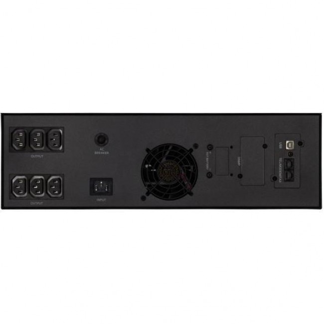 Источник бесперебойного питания 2E PS2000RT, 2000VA/1800W, RT3U, LCD, USB, 6xC13 (2E-PS2000RT)