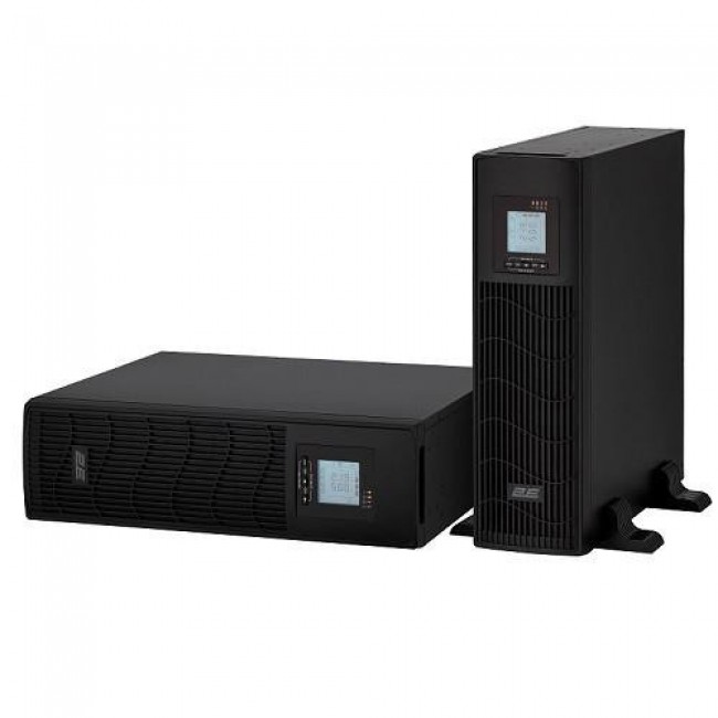 Источник бесперебойного питания 2E PS3000RT, 3000VA/2400W, RT3U, LCD, USB, 6xC13 (2E-PS3000RT)
