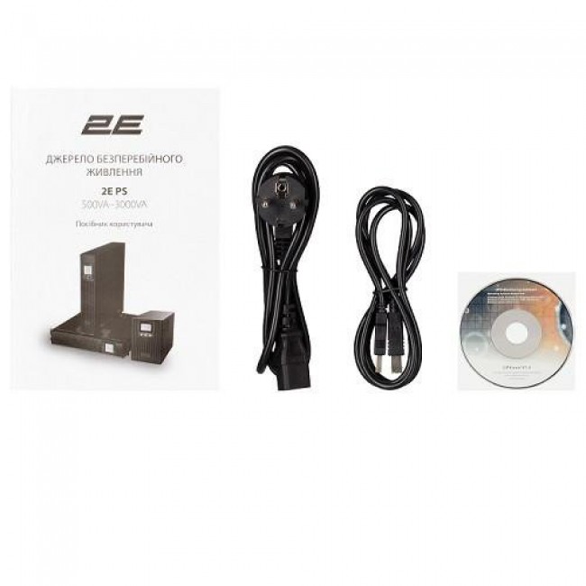 Источник бесперебойного питания 2E PS3000RT, 3000VA/2400W, RT3U, LCD, USB, 6xC13 (2E-PS3000RT)
