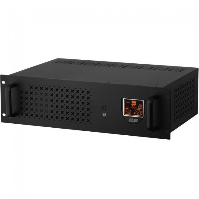 2E RE1500, 1500VA/900W, RM 3U, LCD, USB, 3xSchuko (2E-RE1500)